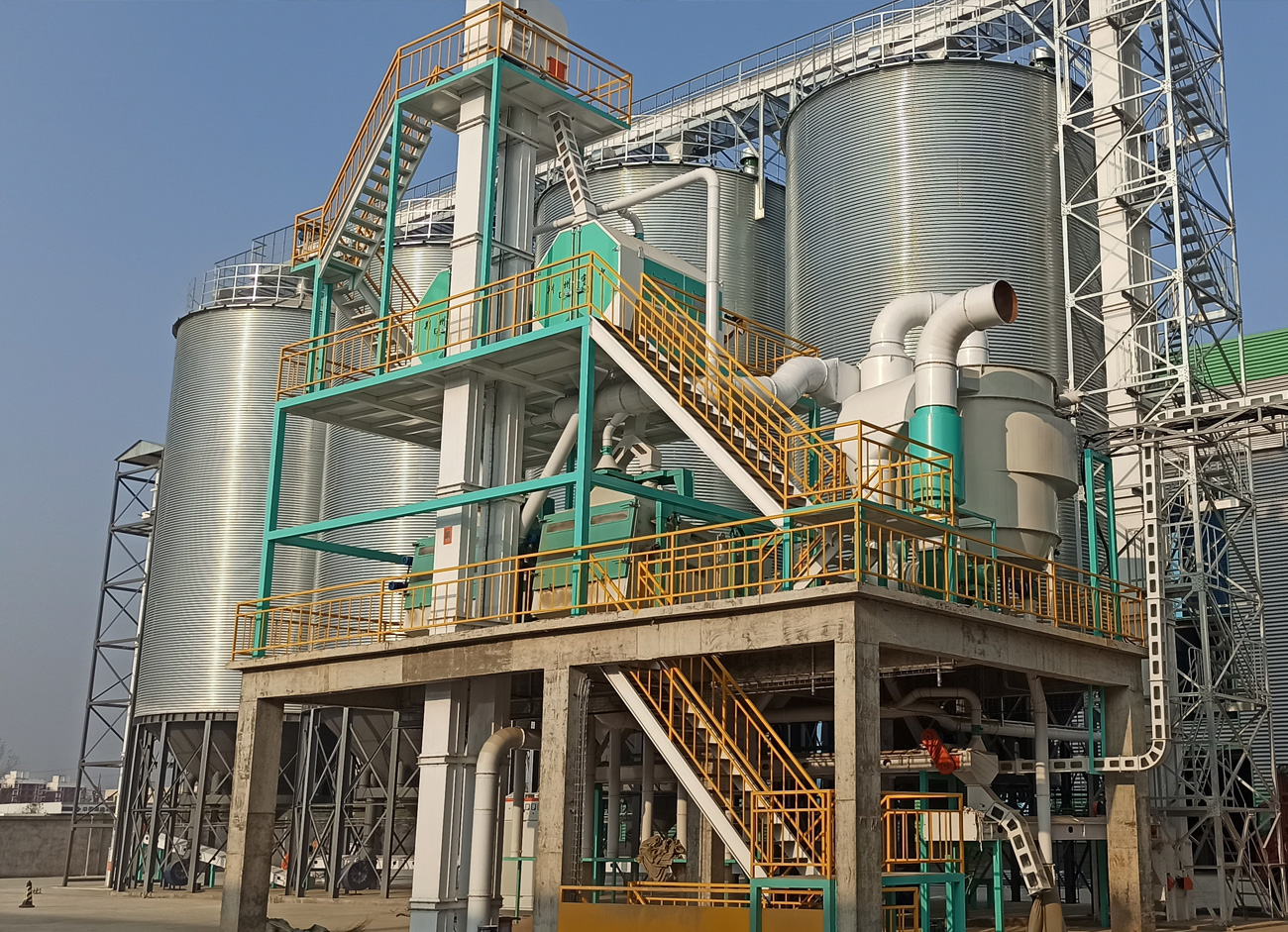 湖北大自然米业有限公司400T/D成套碾米工程