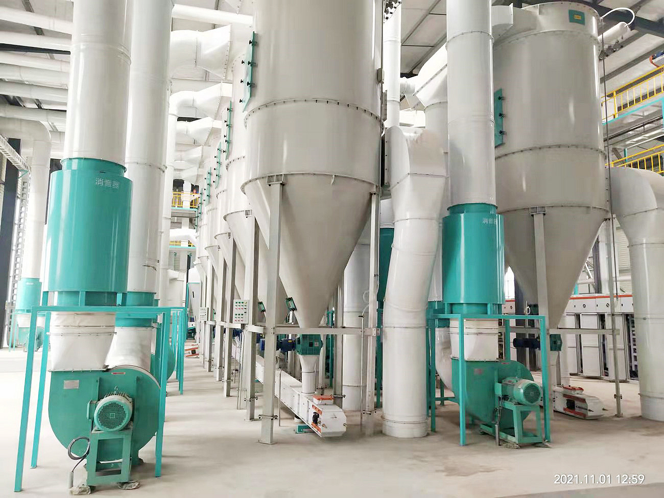 湖北大自然米业有限公司400T/D成套碾米工程